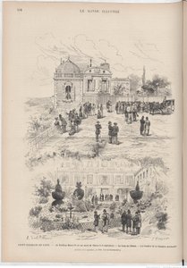 Het paviljoen Henri IV waar M. Thiers stierf door Le Monde illustré